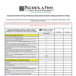 Hiring a Design Build Contractor: A Checklist for Homeowners