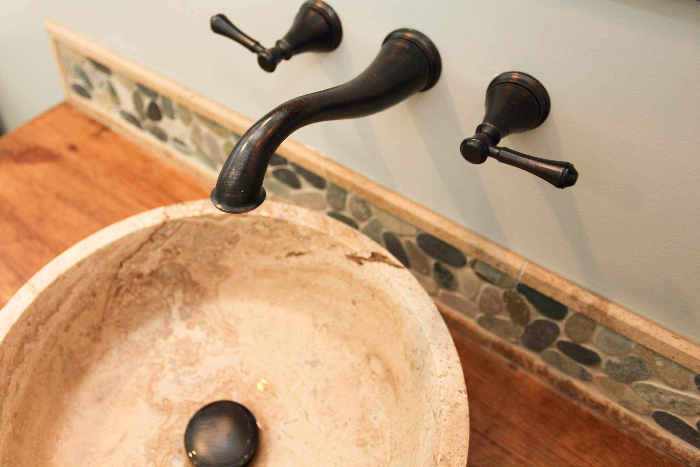 Custom Bathroom Faucet and Vessel Sink