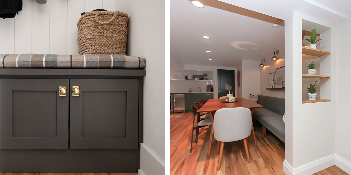 built-in storage
