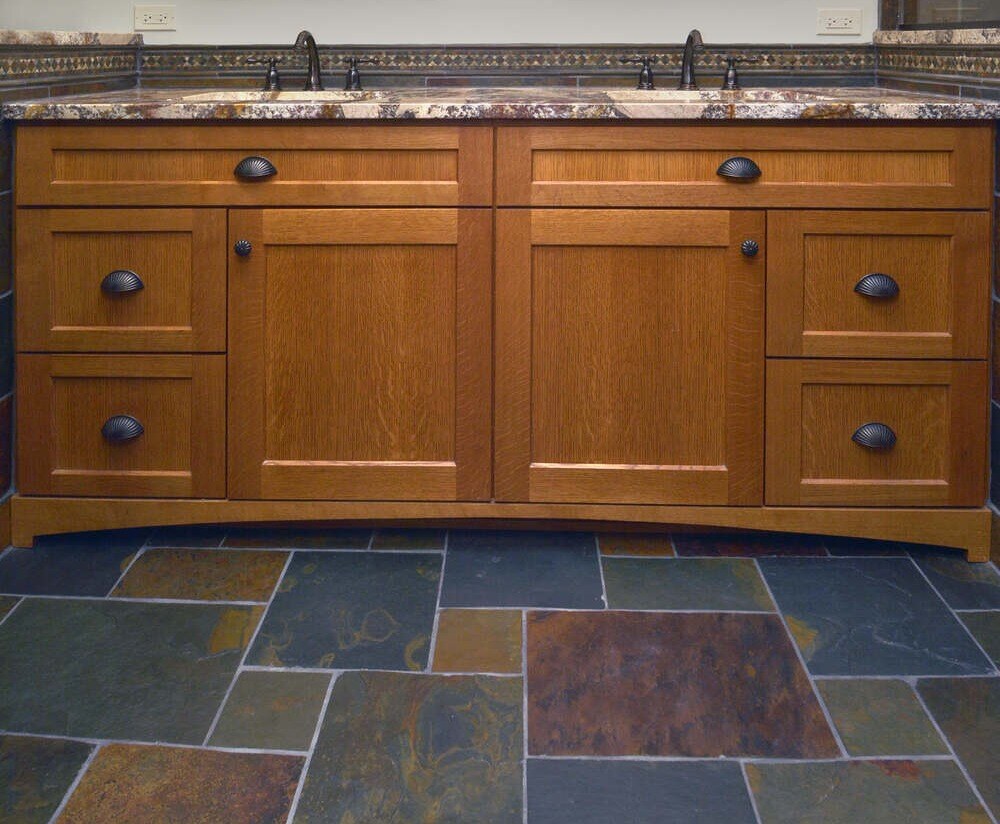 bathroom vanity his and hers