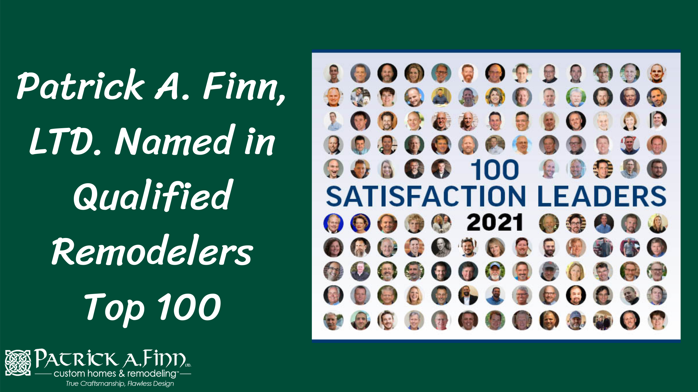 Patrick A. Finn, LTD. Named Qualified Remodelers Top 100