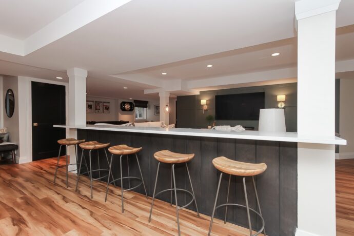Deer Park Mid Century Modern Basement Remodel Deer Park Mid Century Modern Basement Remodel