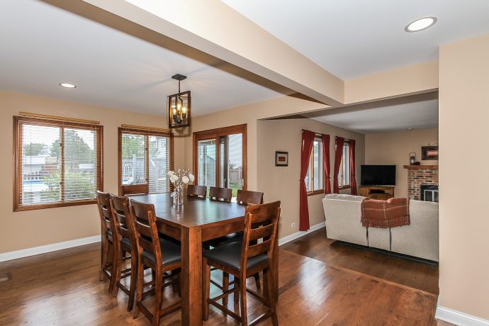 Hoffman Estates Transitional Kitchen & First Floor Transformation