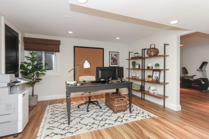 Deer Park Mid Century Modern Basement Remodel Deer Park Mid Century Modern Basement Remodel