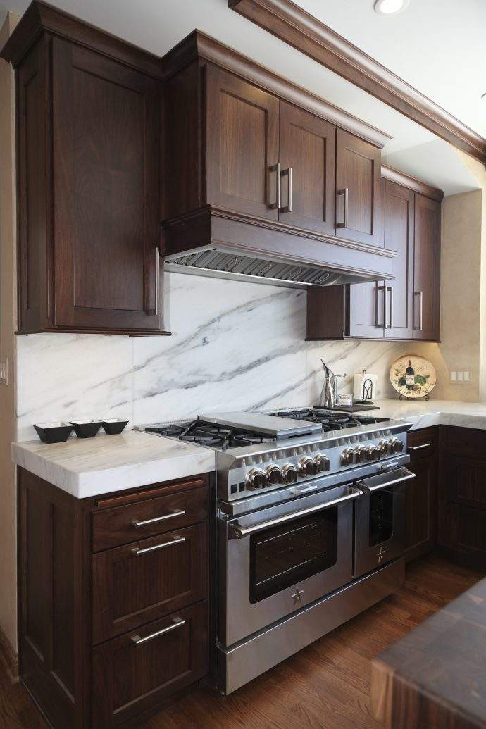 Mount Prospect Walnut Cabinets Kitchen Addition Mount Prospect Walnut Cabinets Kitchen Addition