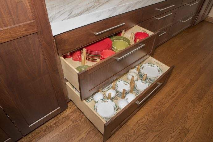 Mount Prospect Walnut Cabinets Kitchen Addition Mount Prospect Walnut Cabinets Kitchen Addition