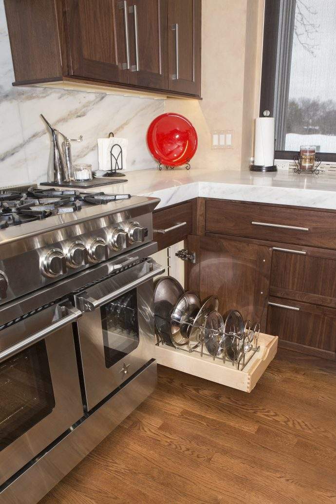 Mount Prospect Walnut Cabinets Kitchen Addition Mount Prospect Walnut Cabinets Kitchen Addition