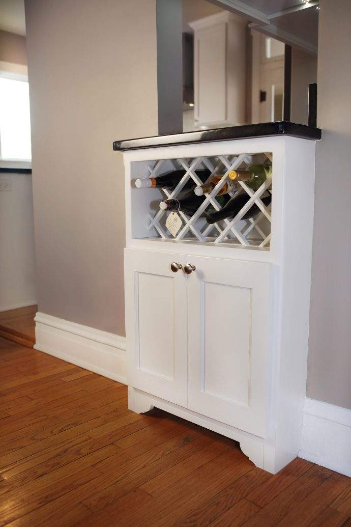 Arlington Heights Classic Black and White Kitchen