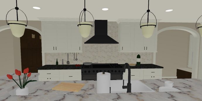 Design Rendering: Italian Inspired Kitchen and Addition Design Rendering: Italian Inspired Kitchen and Addition
