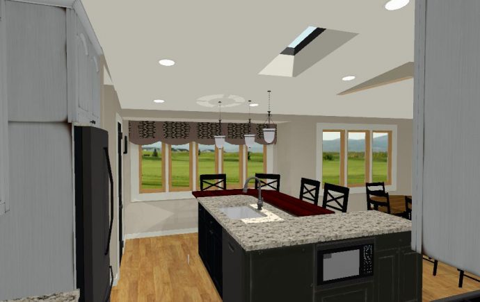 Design Rendering: Unique French Country Inspired Kitchen Design Rendering: Unique French Country Inspired Kitchen