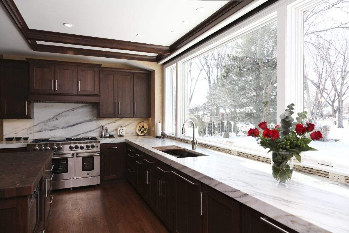 Walnut Kitchen Remodel in Mount Prospect, IL by Patrick A. Finn, LTD. project photo